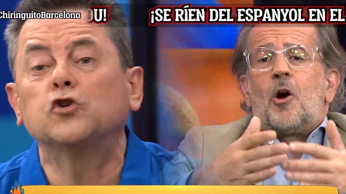 Toni Freixa y Tomás Roncero protagonizaron un cara a cara muy tenso en El Chiringuito