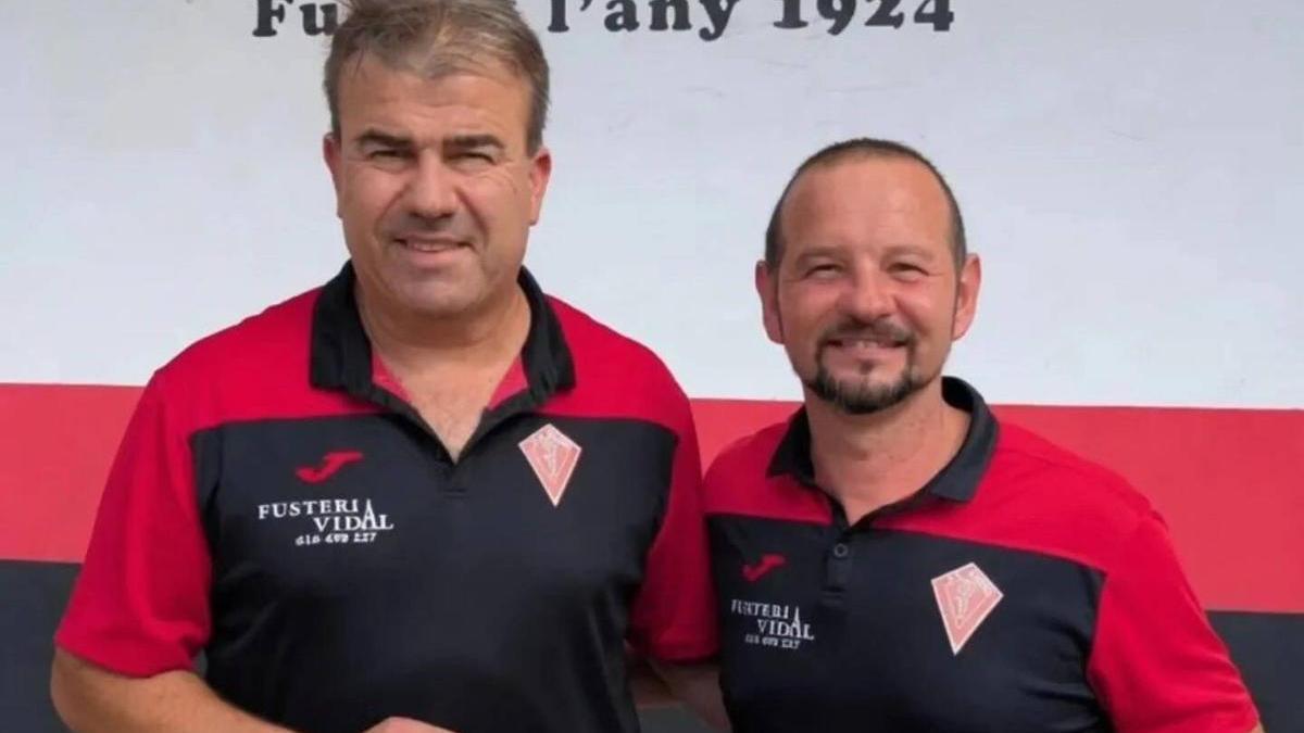 Tomeu Prohens y Toni Vidal, expresidente y nuevo máximo directivo del CE Campos