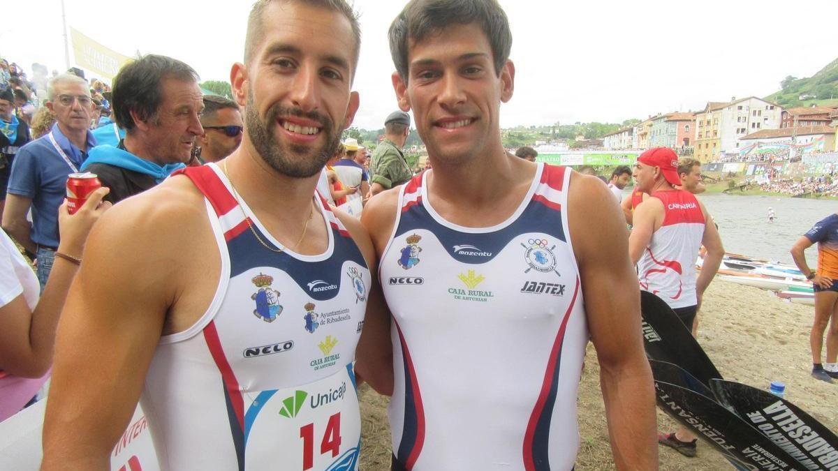 Miguel Llorens y Alberto Plaza, en una edición del Sella.