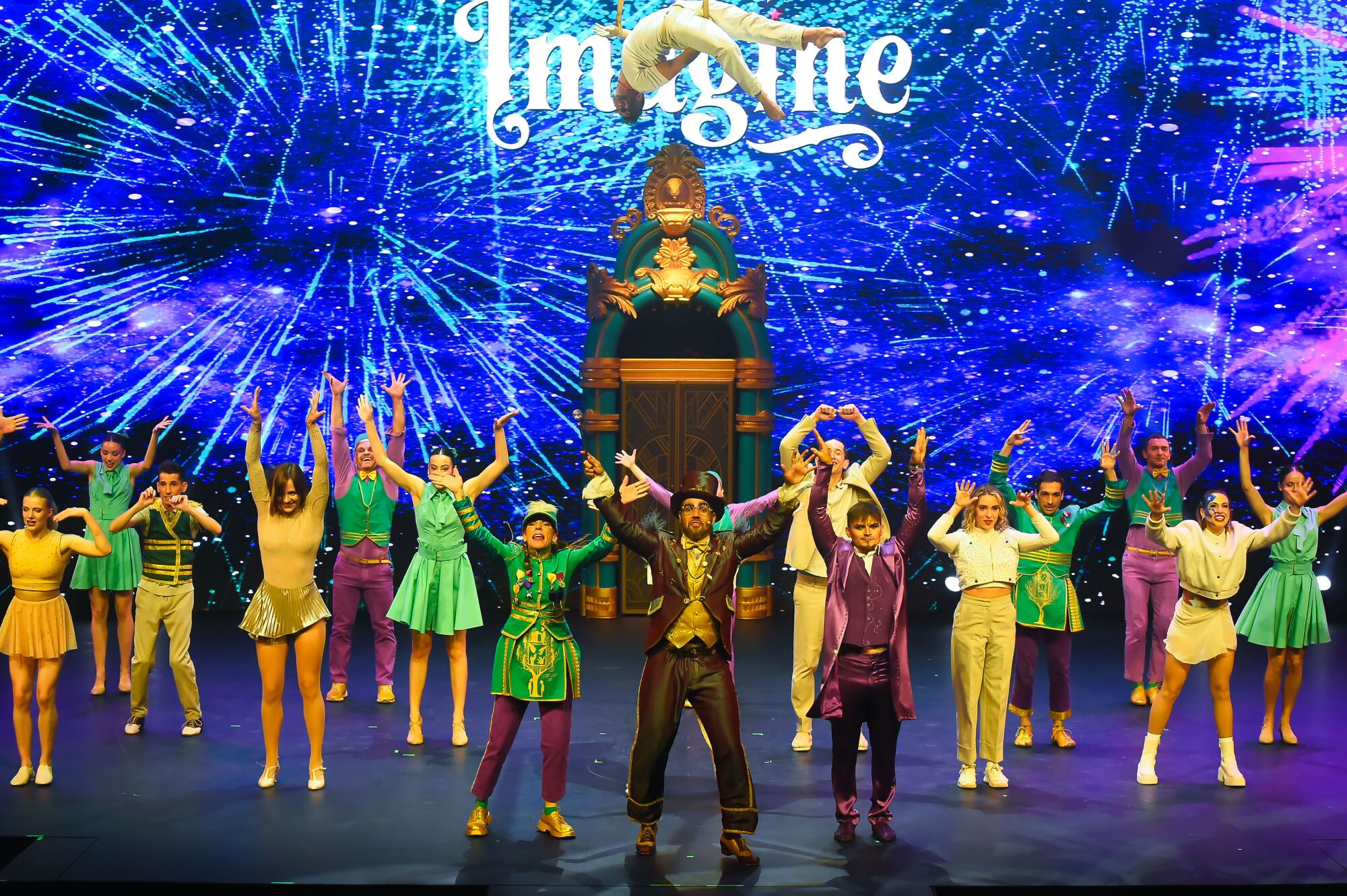 Pase a los medios de presentación del espectáculo de circo 'Imagine'
