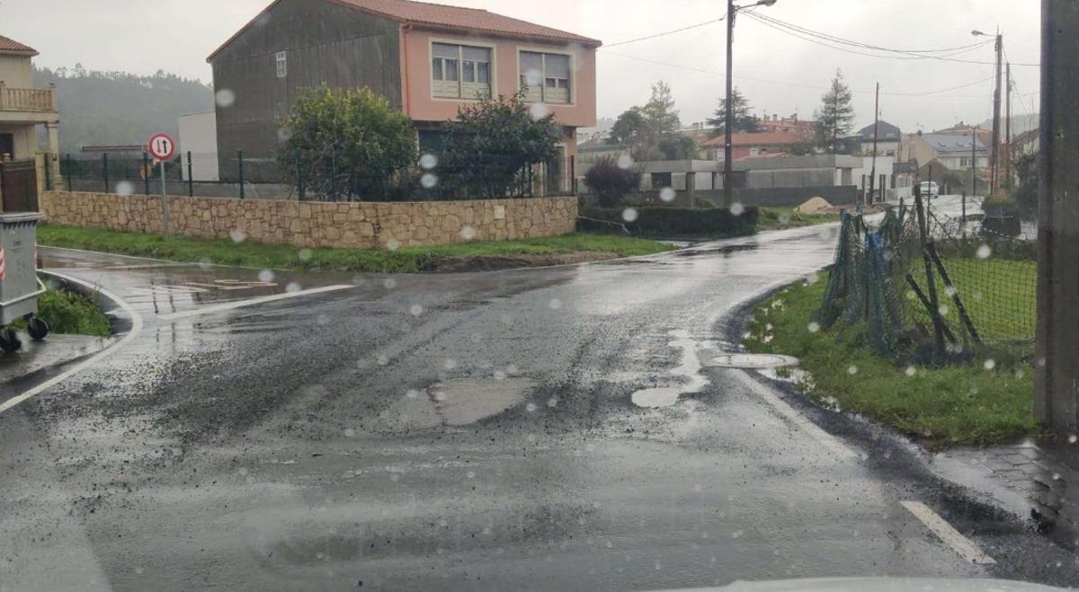 Estado de la vía del Camino do Cancelo, en Arteixo.