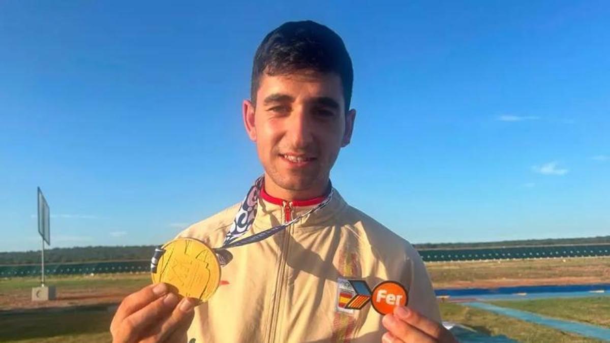 Andrés García,  doblete brillante en los Juegos Mediterráneos.