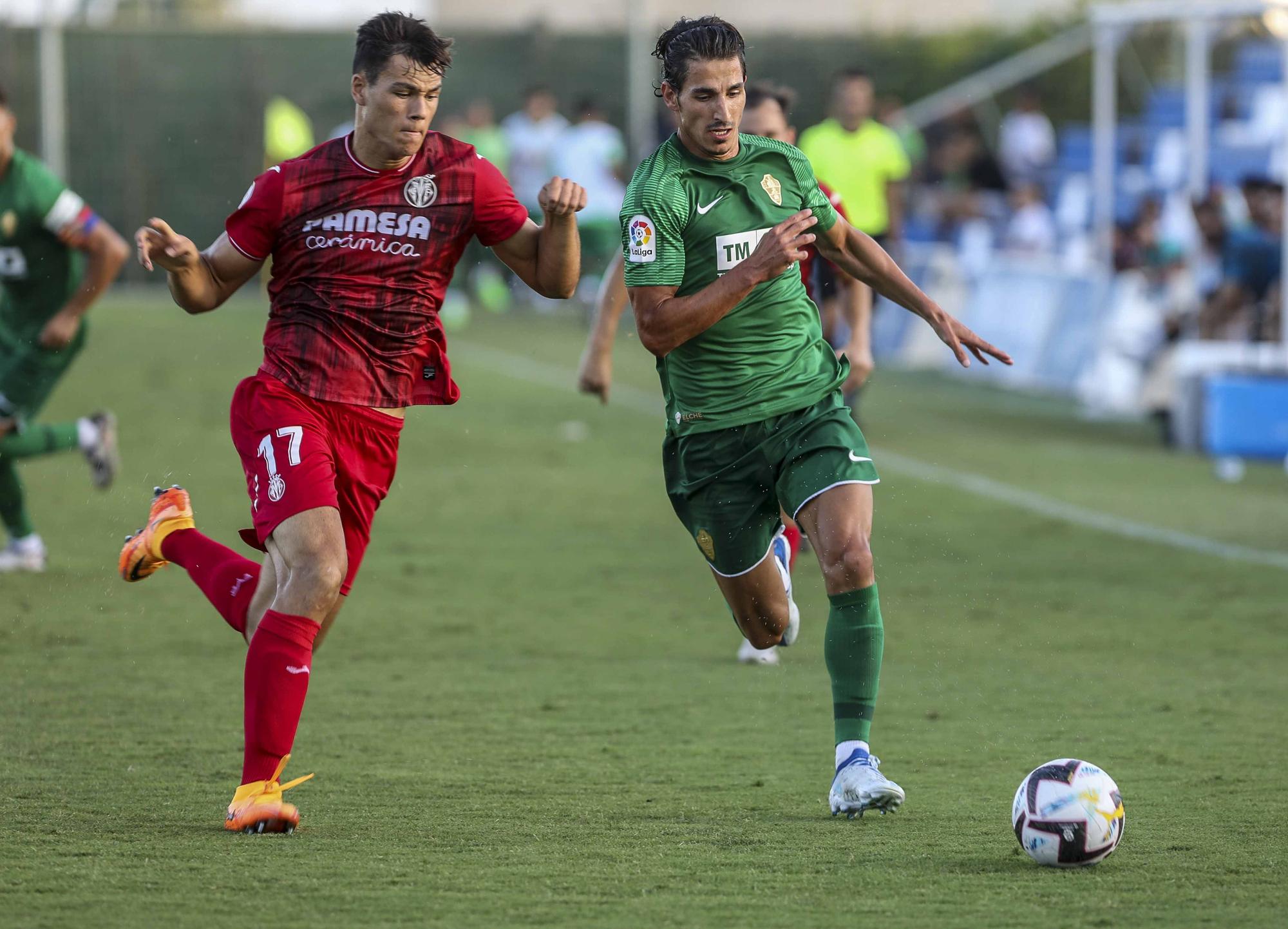 El Elche pierde 1-3 frente al Villarreal B en el segundo partido amistoso en el Pinatar Arena de San Pedro del Pinatar