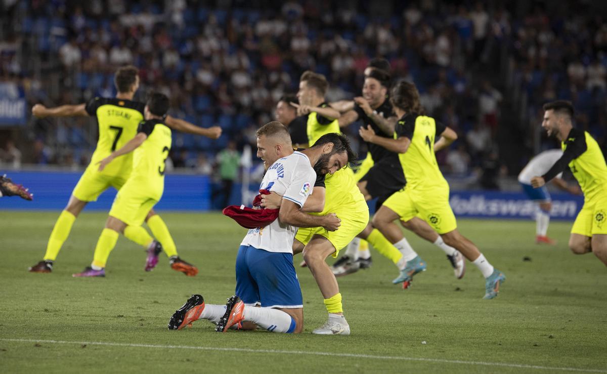 El Girona torna a Primera, en imatges