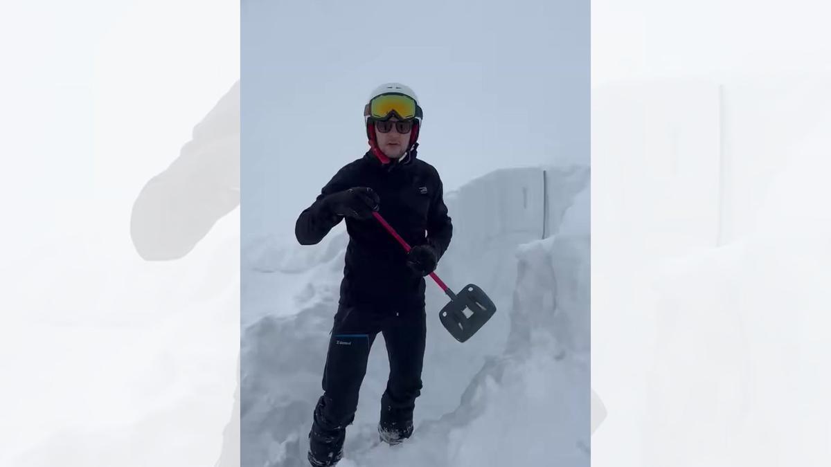 Una estación de esquí de Aragón supera los cinco metros de nieve tras la borrasca Marta.