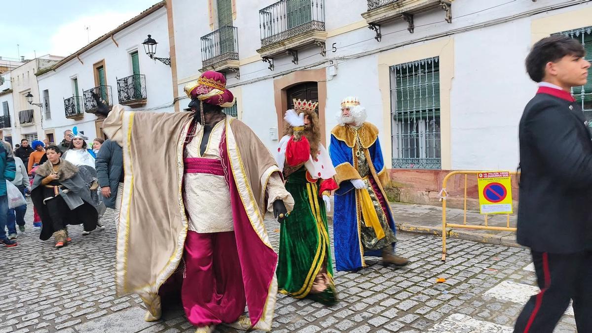 Sus Majestades en Villa del Río.