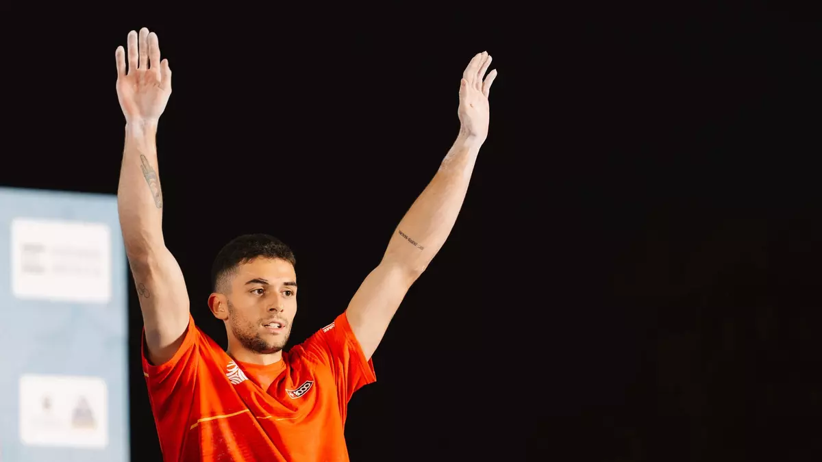 Alberto Ginés: "Estoy bastante liberado porque me he puesto mucha presión por hacerlo bien"