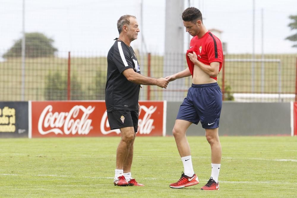 Entrenamiento del Sporting