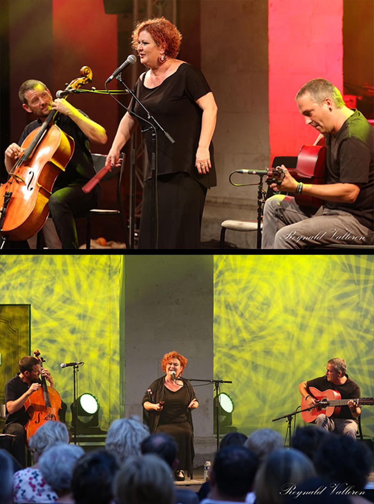 Amura. un projecte musical que unix Isabel Julve, cant i ball, Matthieu Saglio, “el violoncel dels mil accents”, i José “El Piru”, guitarrista