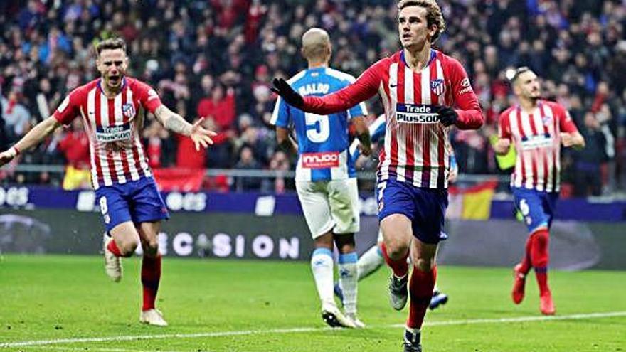 Griezmann, de penal, va ser l&#039;autor del gol que va condemnar l&#039;Espanyol a la derrota.