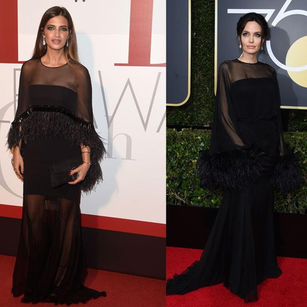 Sara Carbonero y Angelina Jolie, ¿mismo vestido?