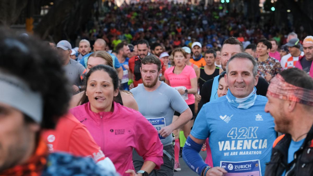 Las imágenes de la Zurich Maratón de Málaga