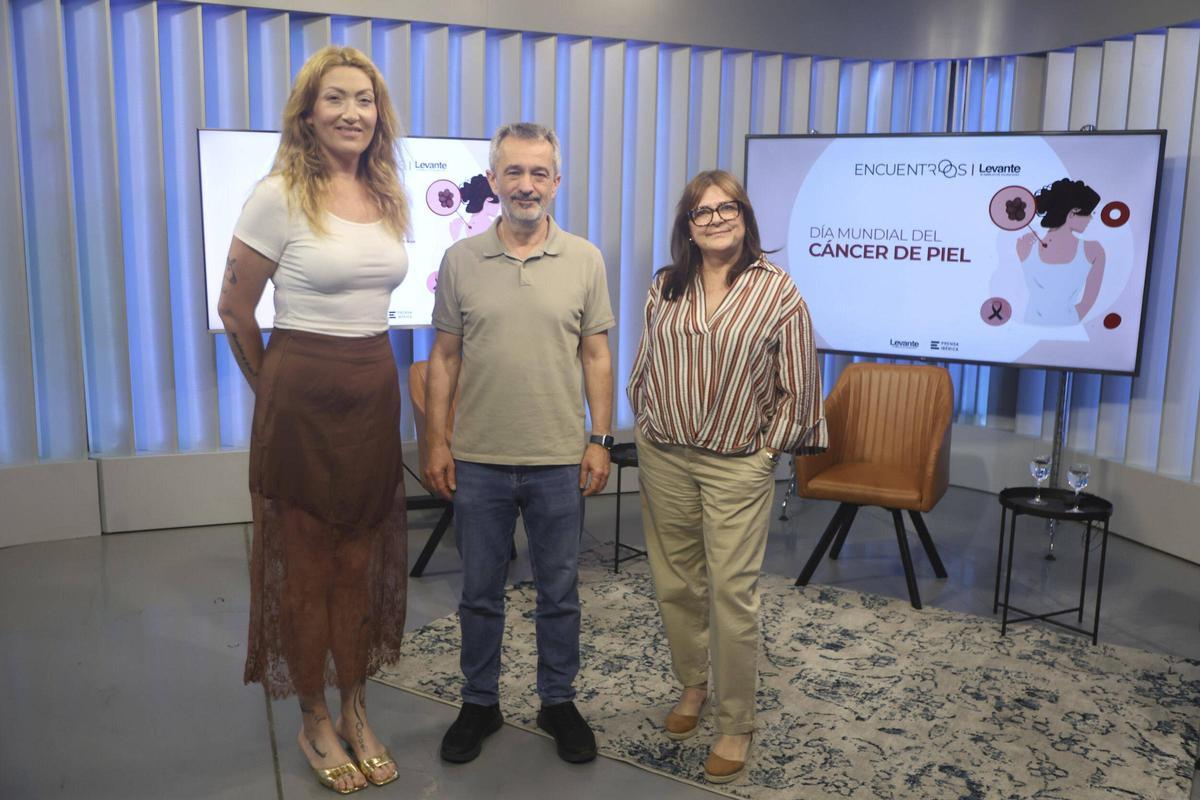 Bea Carrascosa, Eduardo Nagore y Cristina Redondo.