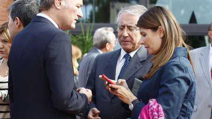 Fabra y Esther Pastor, en un acto en Castellón.