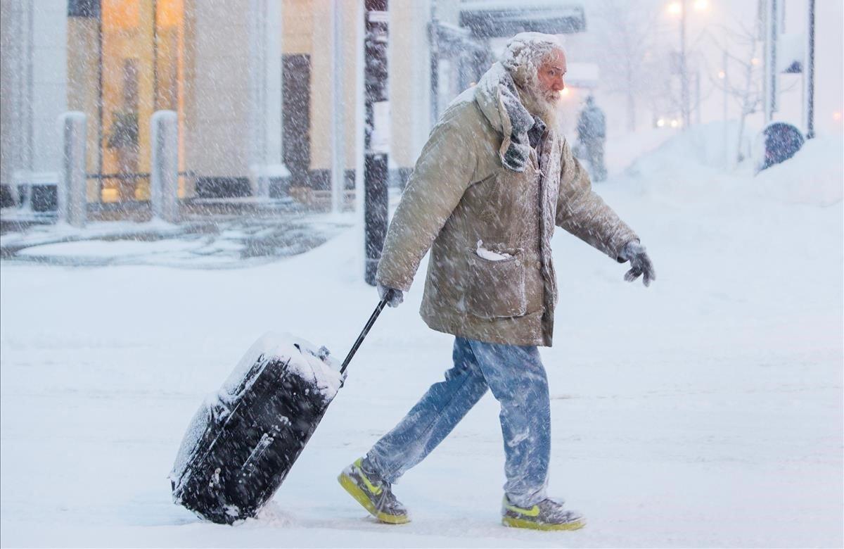 El frío por el vórtice polar paraliza parte de EEUU con temperaturas de -30º