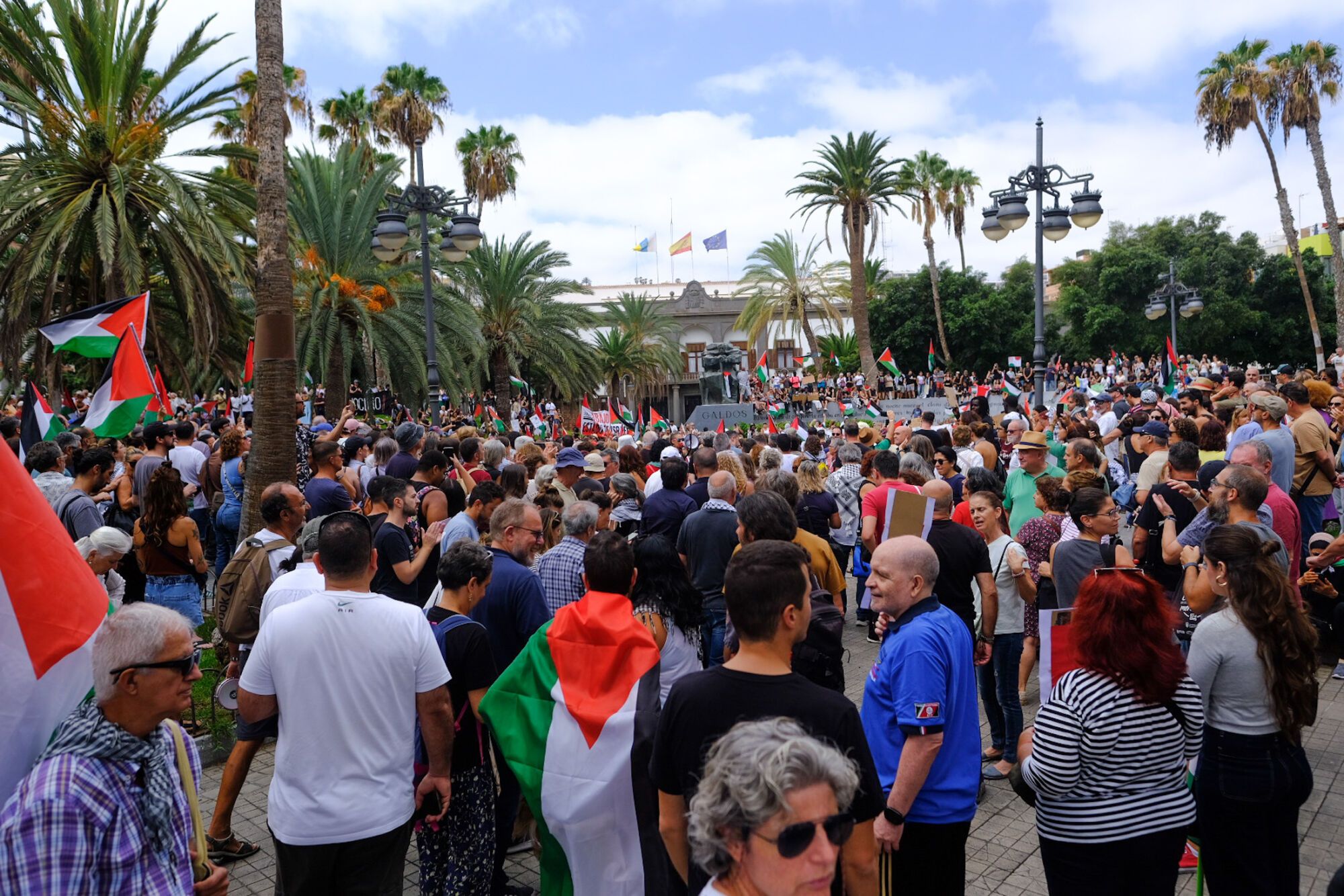  Manifestación en defensa de Palestina en Gran Canaria