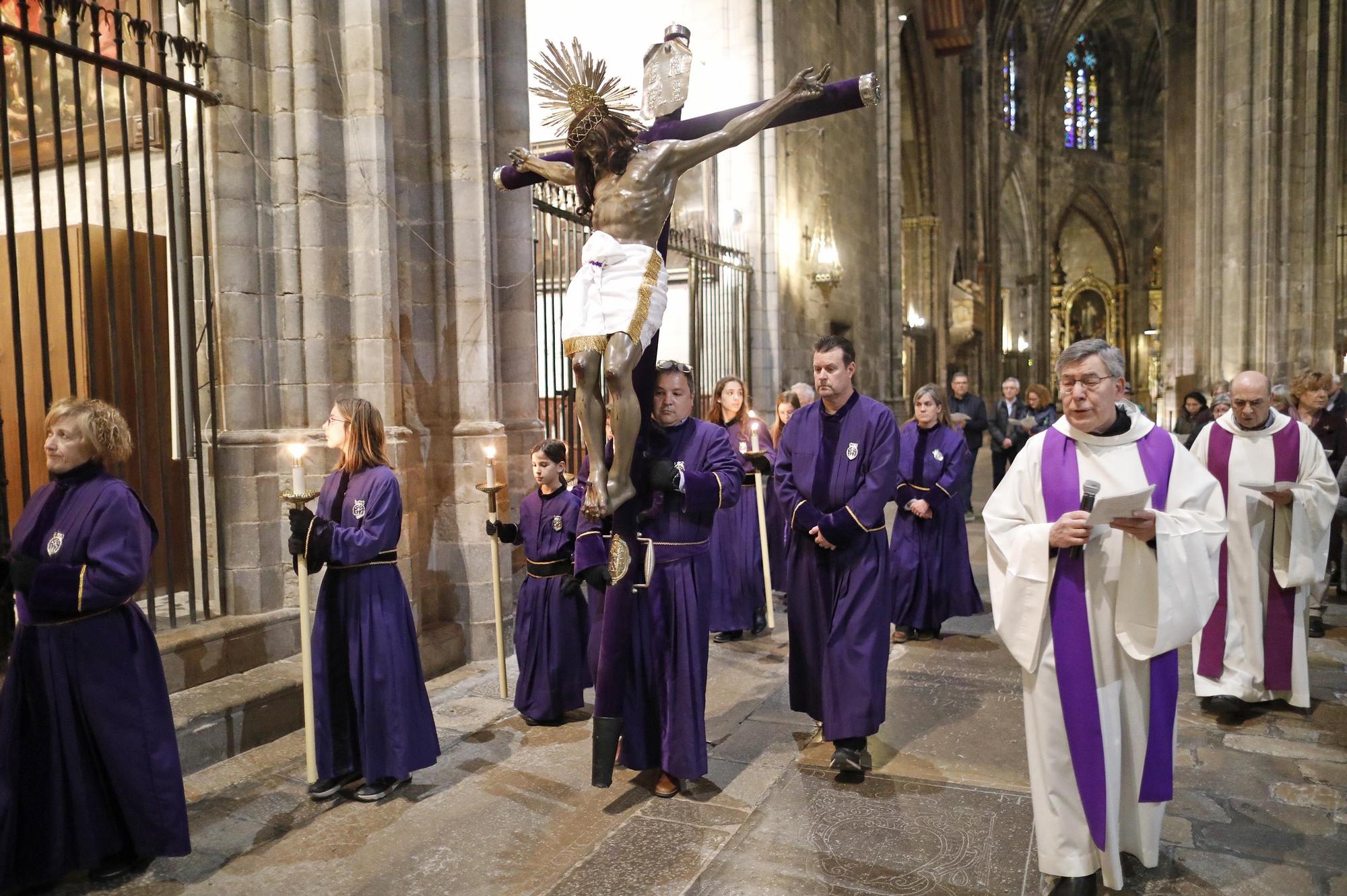 Celebració del Viacrucis a la Catedral de Girona