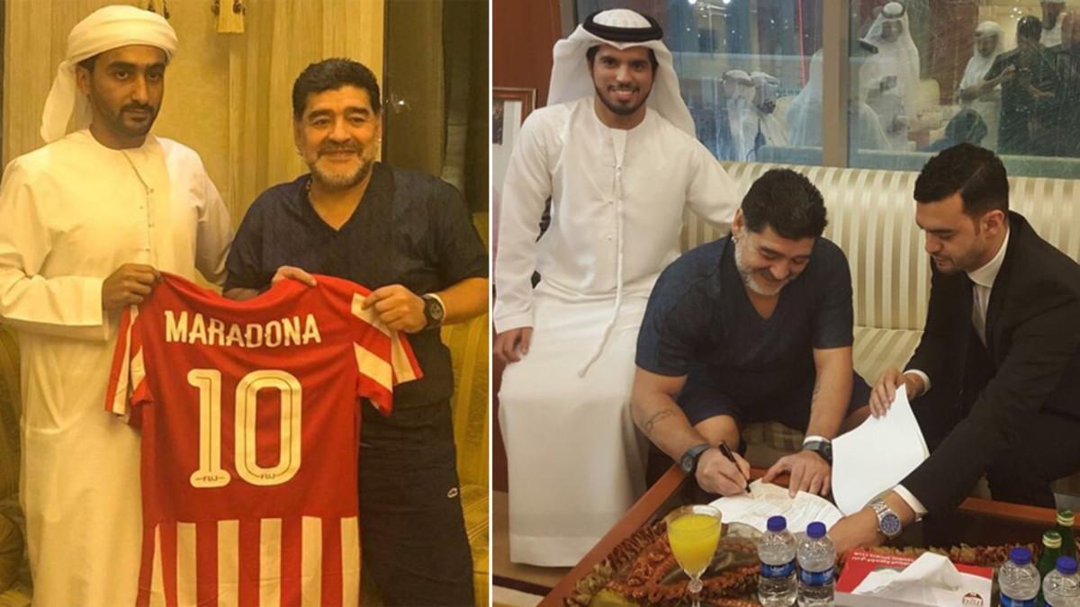 Maradona tomará las riendas del Fujairah