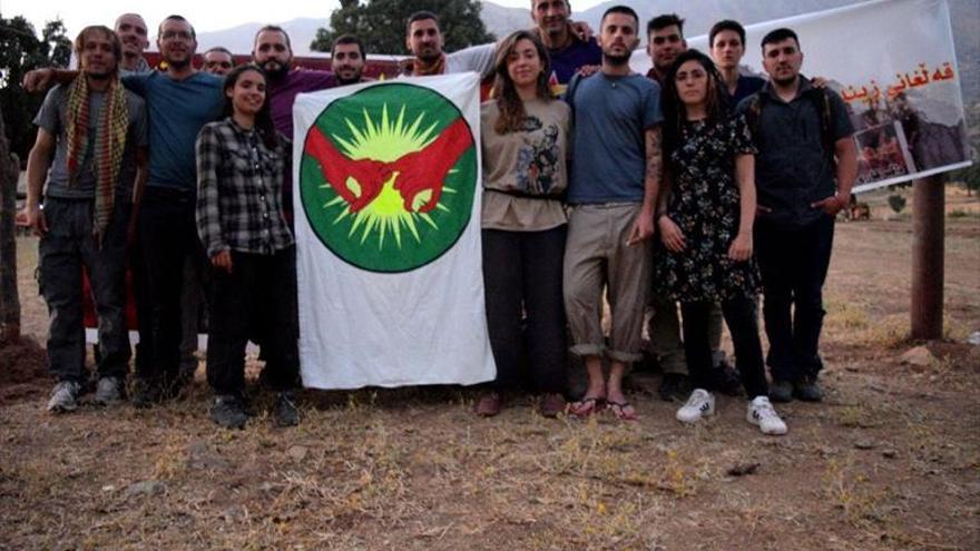 Aragoneses, escudos humanos en Kurdistán