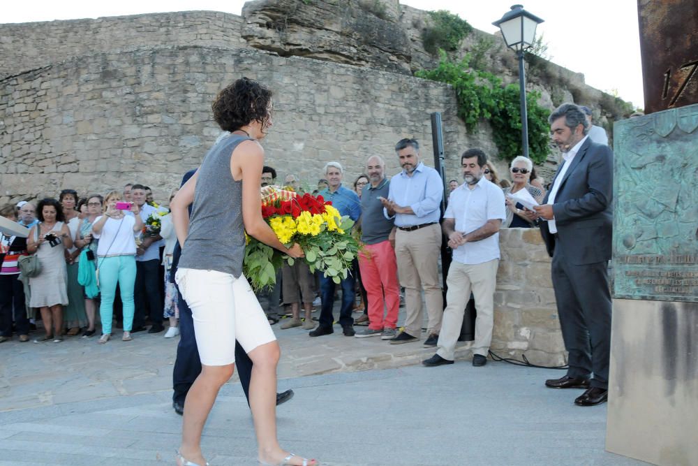 Commemoració de la Batalla de Talamanca i placa homenatge a Muriel Casals