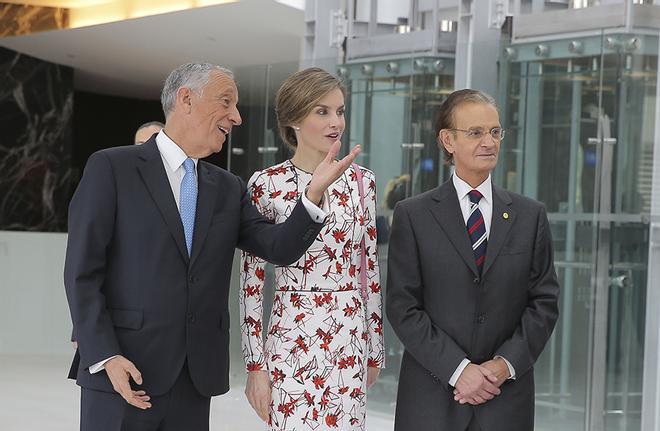 Letizia Ortiz contra el tabaco en Portugal
