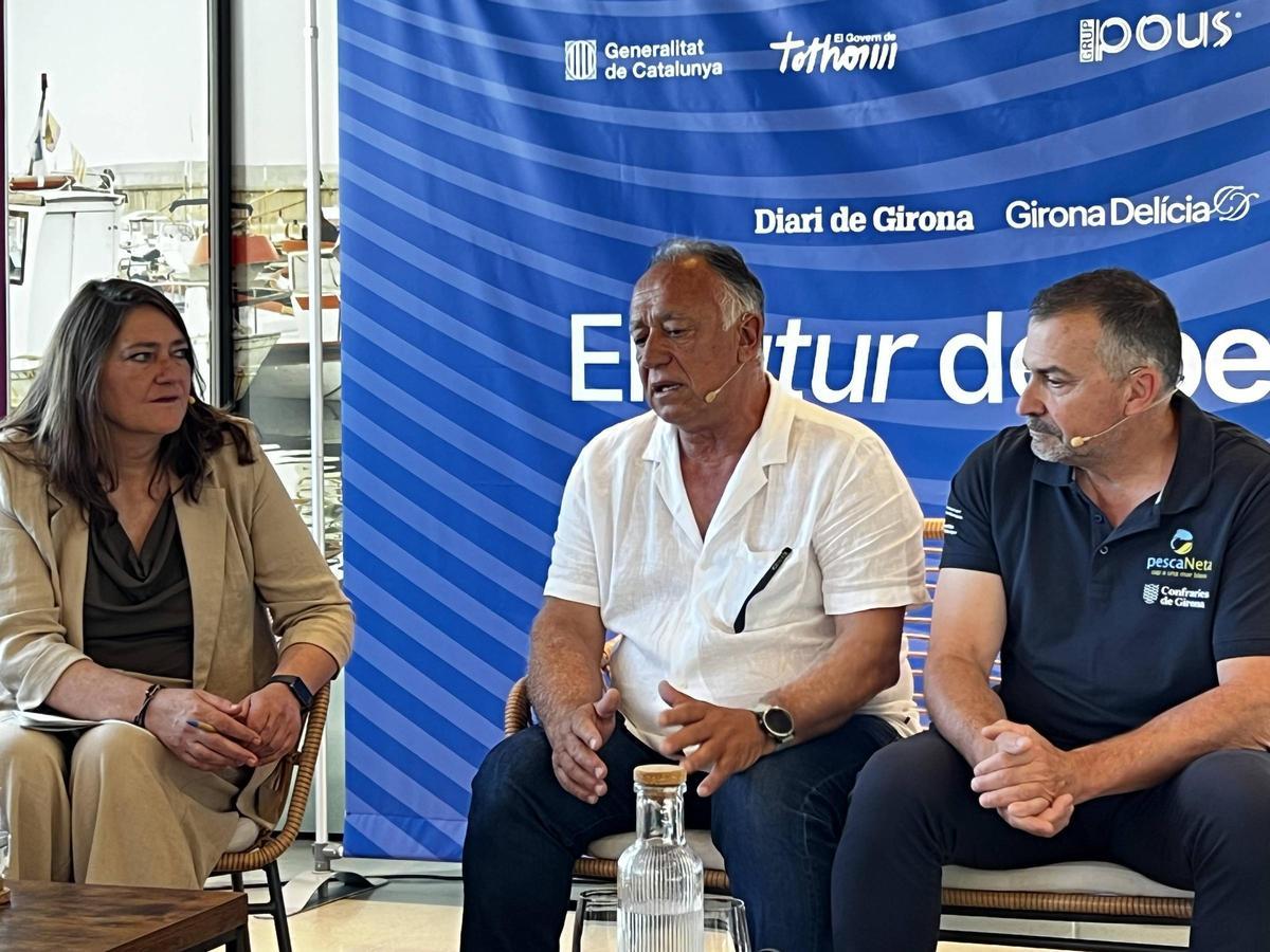 Les imatges de la taula rodona "El futur del peix blau"