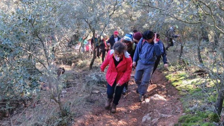 La ruta discurrió entre Morales de Rey y la estribación que domina el Eria.