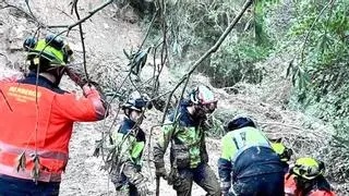 Rescatan en Gaucín a un hombre de 53 años atrapado en el barro