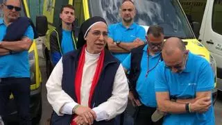 La crida de sor Lucía ha aconseguit 69 ambulàncies per portar-les a Ucraïna