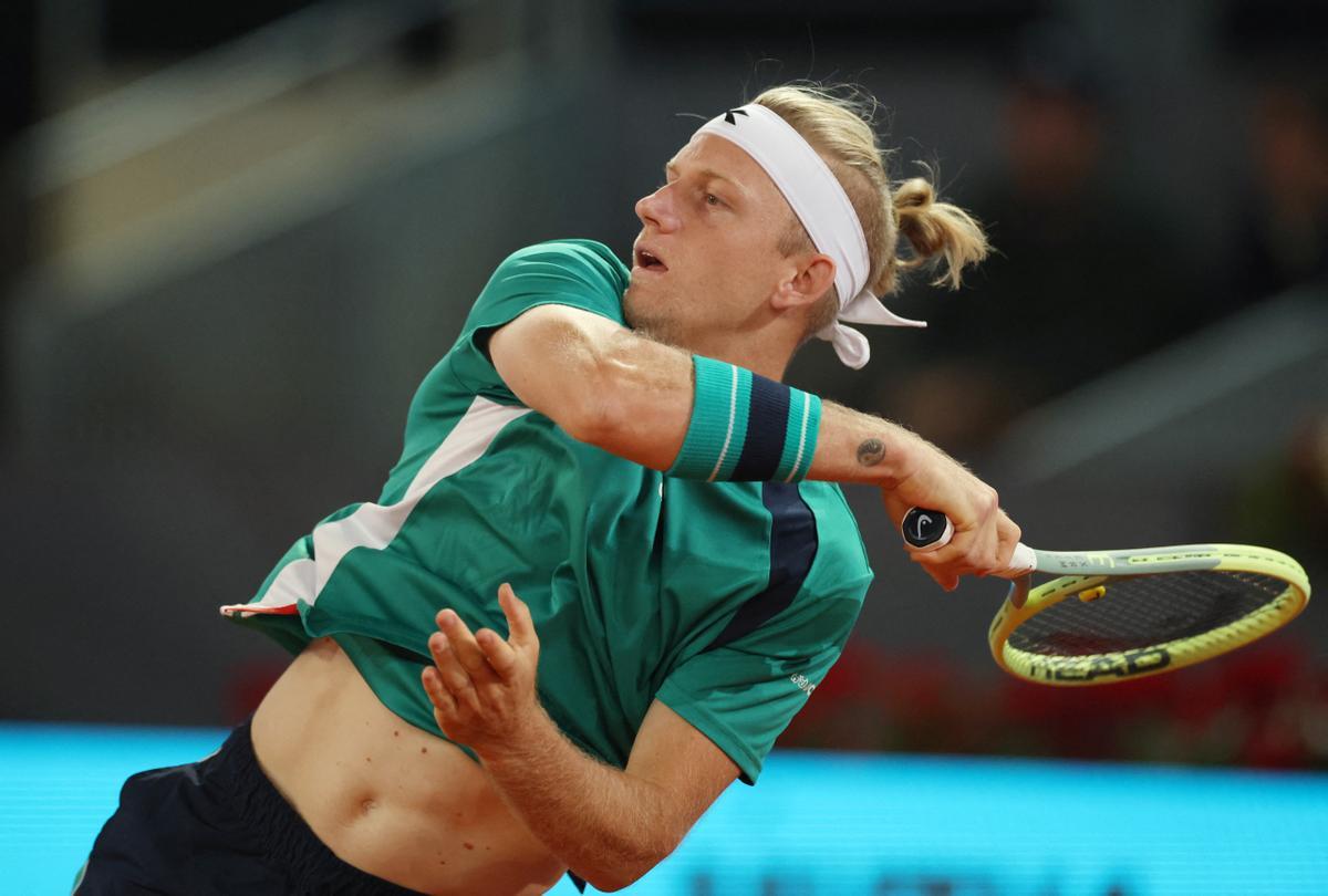 Alejandro Davidovich, en su partido ante Rune.