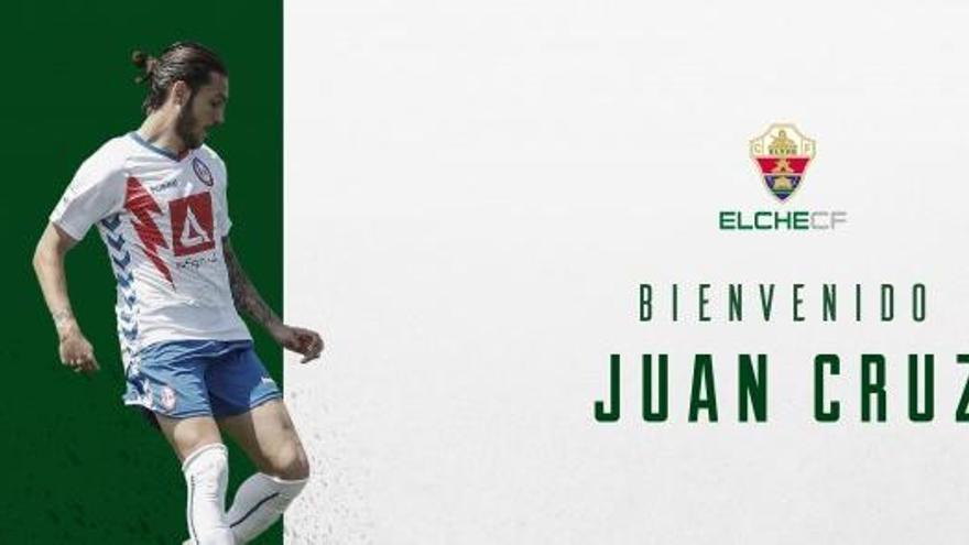 El Elche hace oficial el fichaje de Juan Cruz