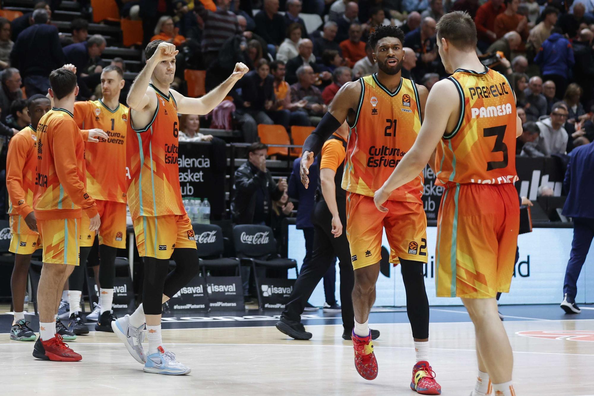 Victoria de Valencia Basket ante el Bayern de Munich