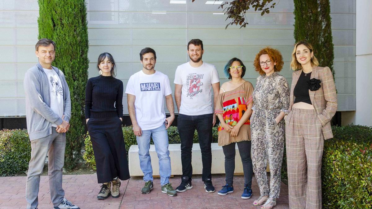 Investigadores del Instituto de Neurociencias UMH-CSIC, entre ellos Santiago Canals, Raquel García-Hernández, Antonio Cerdán, Alejandro Trouve y Silvia de Santis.