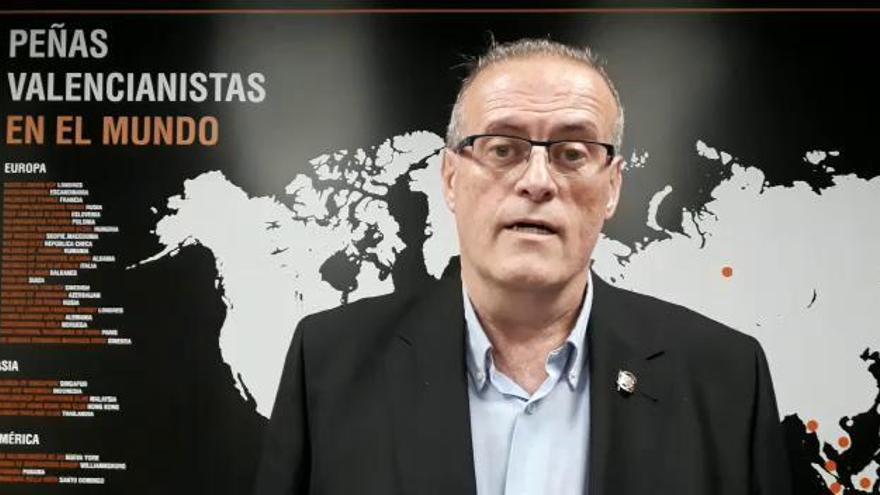 Mensaje de Sagreras, nuevo presidente de la Agrupación de Peñas del Valencia CF