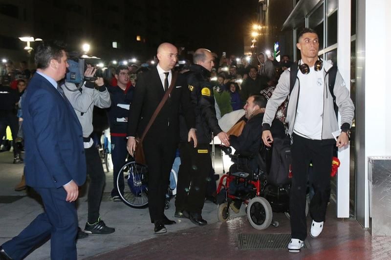 El Real Madrid llega a Málaga