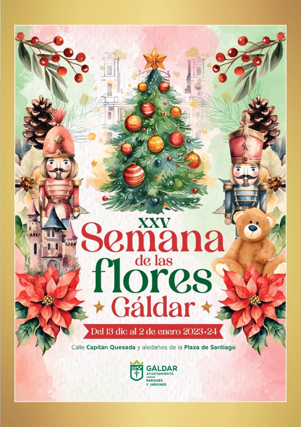 Cartel actos navideños en Gáldar