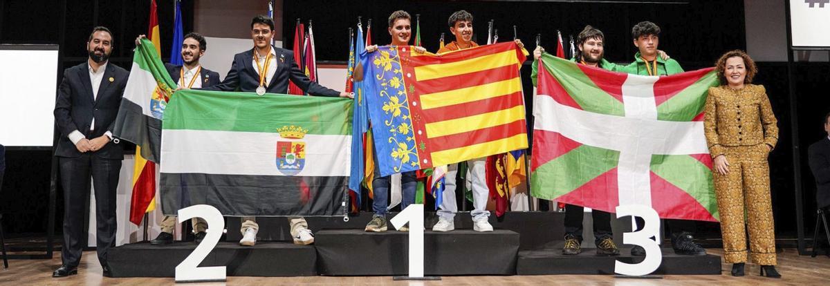 Les 11 medalles, 
7 d’or i 4 de plata, de l’FP valenciana a les SpainSkills.   | COMENIUS CE