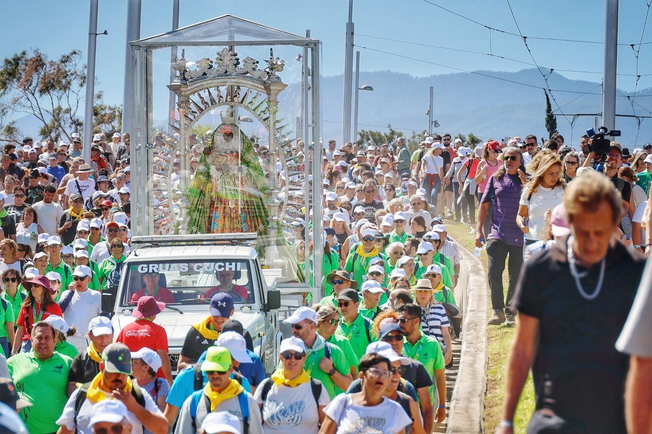 La 'Morenita' visita el Hospital de Nuestra Señora de La Candelaria