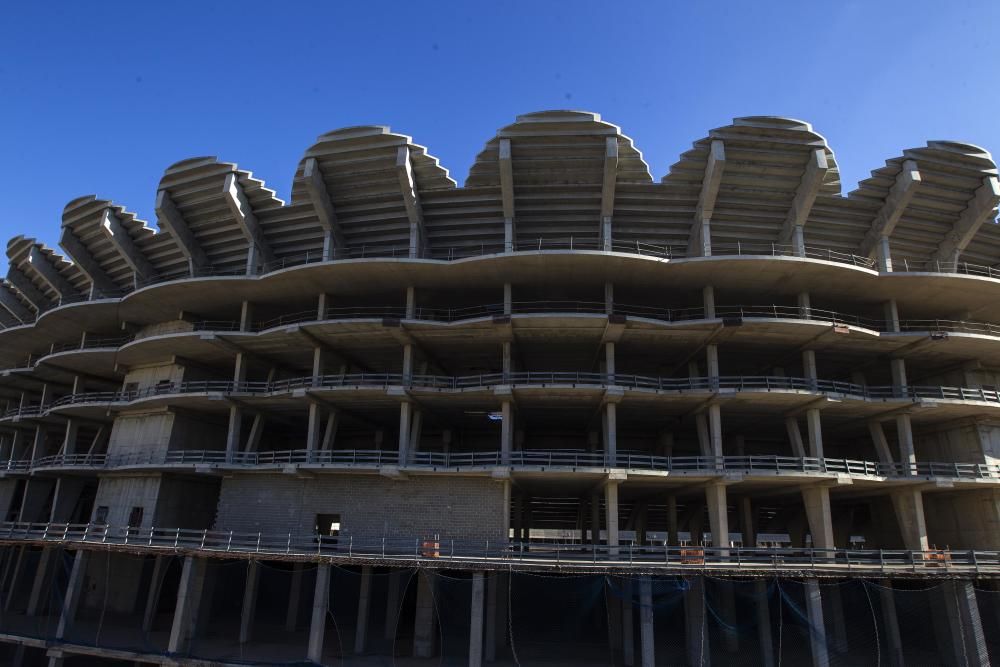 Así está el Nou Mestalla