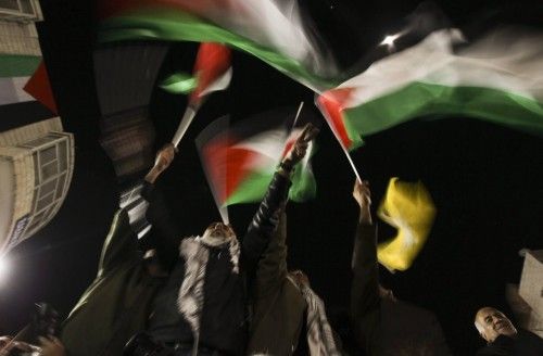 Euforia en Gaza y Cisjordania