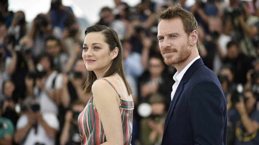 Marion Cotillard con Michael Fassbender.