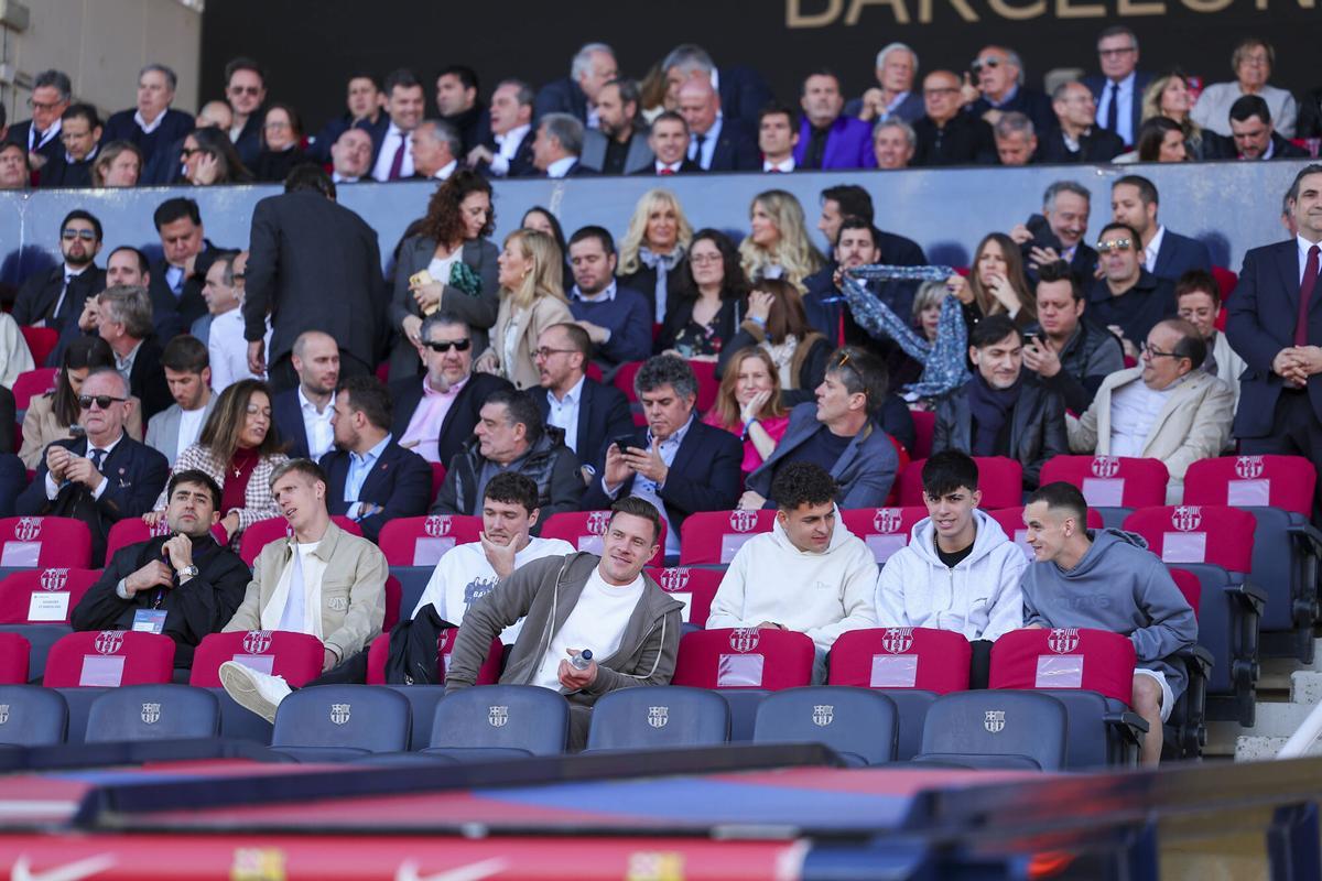 Casadó ha tenido que ver muchos partidos desde la grada de Montjuïc