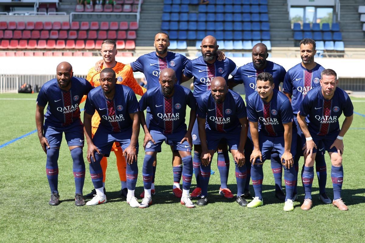 L'equip de veterans del París Saint-Germain
