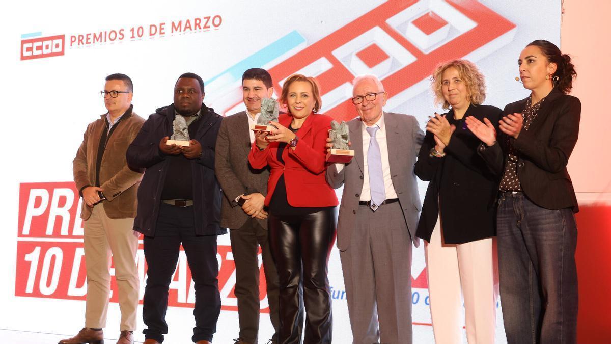 Os Premios 10 de Marzo de CCOO, en imaxes