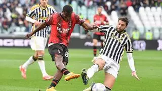 La Juve perdona al Milan y pone en riesgo la tercera plaza