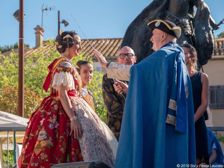 Las Fallas se exhiben en el Festival sol y Fiesta de Leucate (Francia)