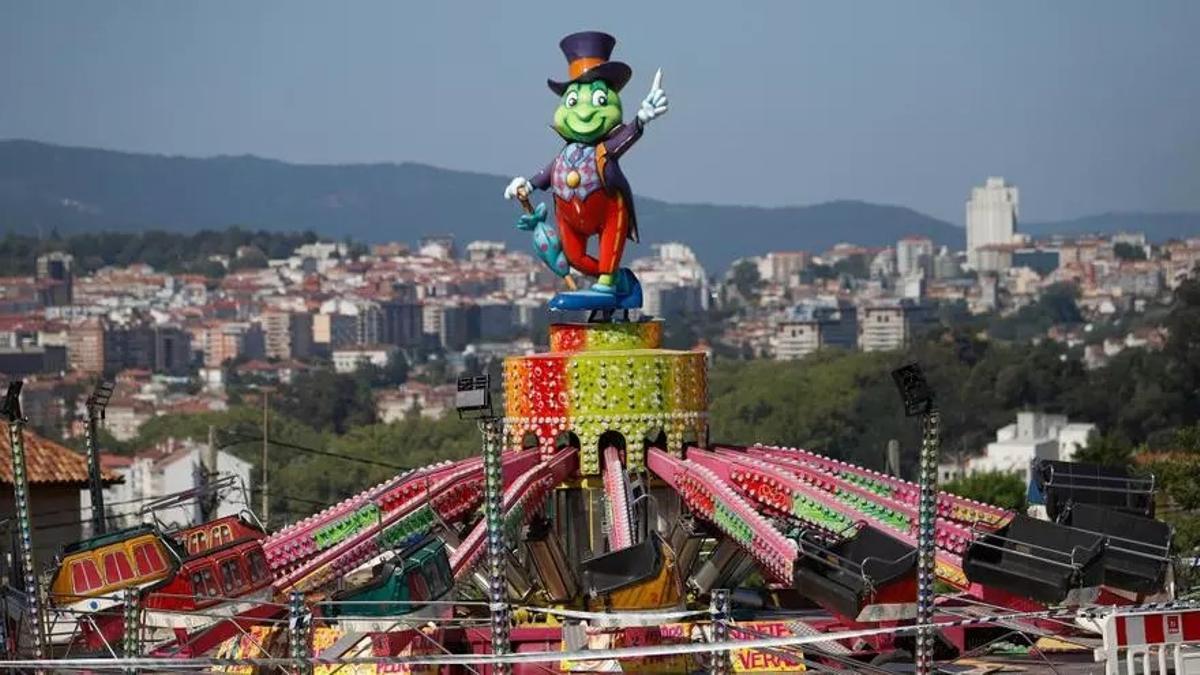 La atracción, tras el siniestro mortal.