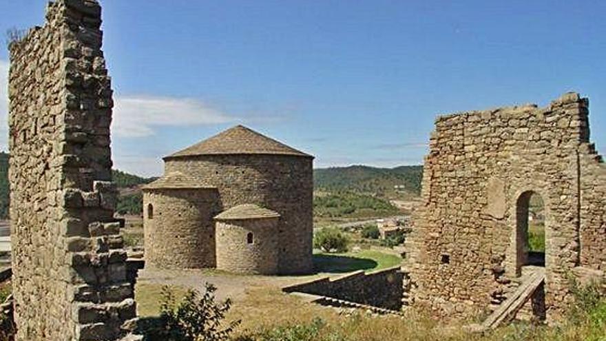 Conjunt monumental del castell de Sallent amb l&#039;església de Sant Esteve i Sant Sebastià