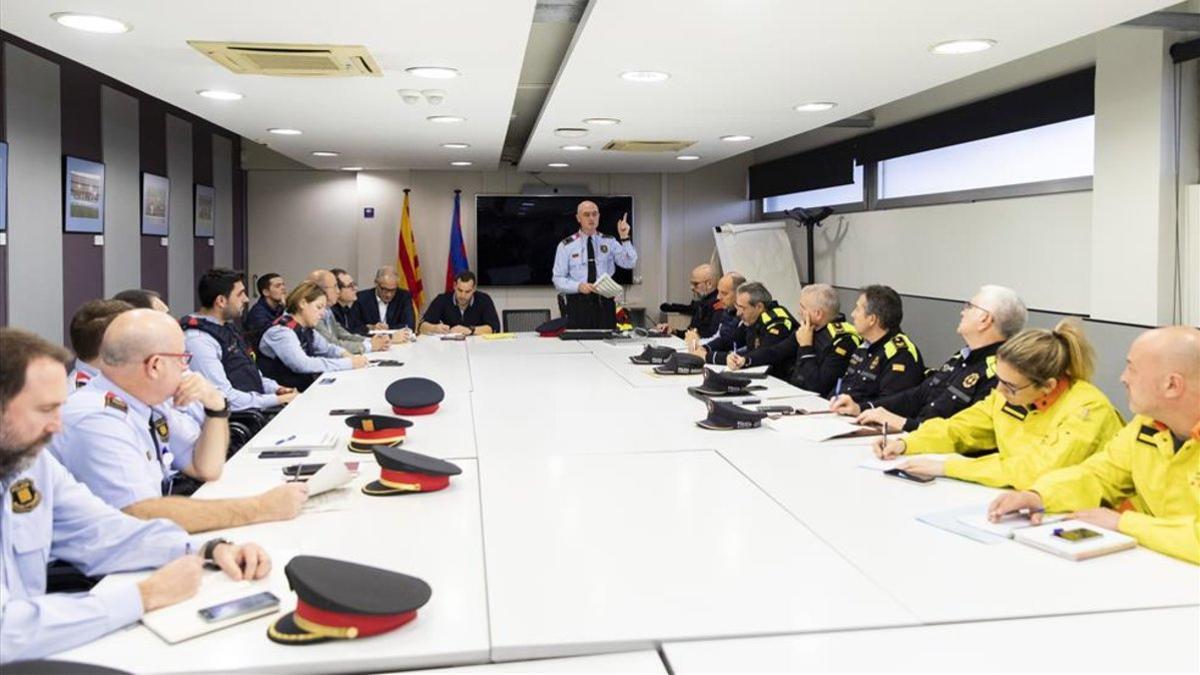 La reunión para tratar la seguridad ciudadana en el clásico Barça-Real Madrid