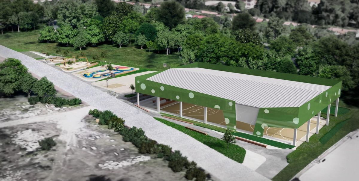 Las instalaciones que el Concello de O Grove pretende ejecutar en As Bizocas. | // FDV
